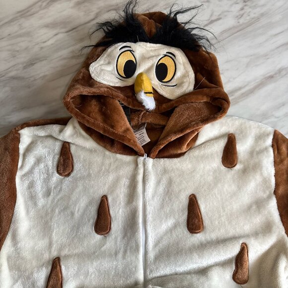 Winnie The Pooh Owl Costume Jumpsuit Halloween Plush Adult Men L, Woman Plus 2X - Picture 12 of 16